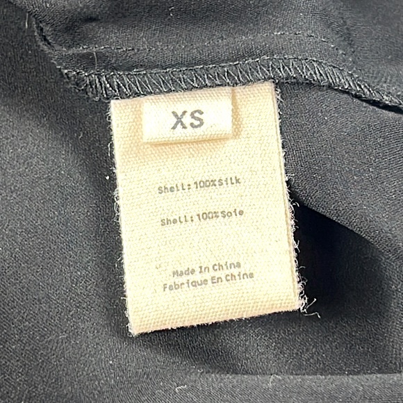 L'AGENCE Rita Drape-Front Silk Blouse - Picture 11 of 11